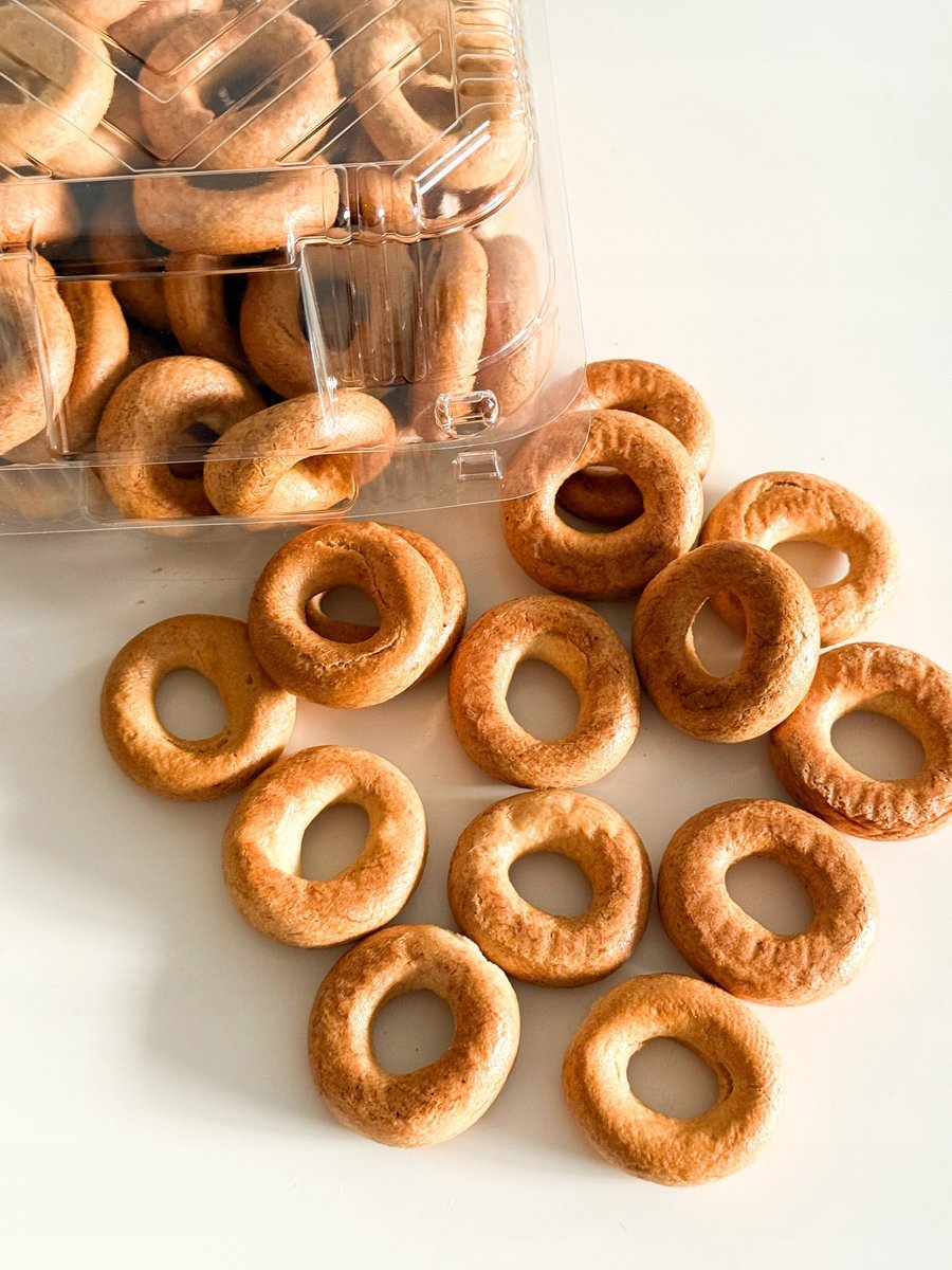 Obwarzanki waniliowe 350 g – kruche, słodkie, tradycyjne ciastka do kawy