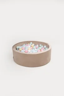 Suchy basen 30x90 - beżowy + 300 piłek PASTELOWE - Suche baseny - miniaturka - grafika 1