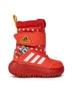 Buty dla dziewczynek - adidas Śniegowce Winterplay x Disney Shoes Kids IG7191 Czerwony - miniaturka - grafika 1