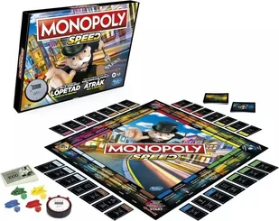 Hasbro MONOPOLY Zaidimas SPEED EE/LV, E7033EL0 - Gry planszowe - miniaturka - grafika 1