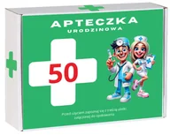 Zestawy upominkowe - Pudełko Prezentowe 50 Urodziny Apteczka Ratunkowa - miniaturka - grafika 1