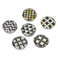 Magnesy - Magnes ferrytowy krążek szkło 22 x 9 mm 6 szt. Suki - miniaturka - grafika 1