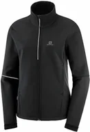 Kurtki i kamizelki sportowe damskie - Salomon Kurtka Salomon Agile Softshell W Black C13600 - miniaturka - grafika 1