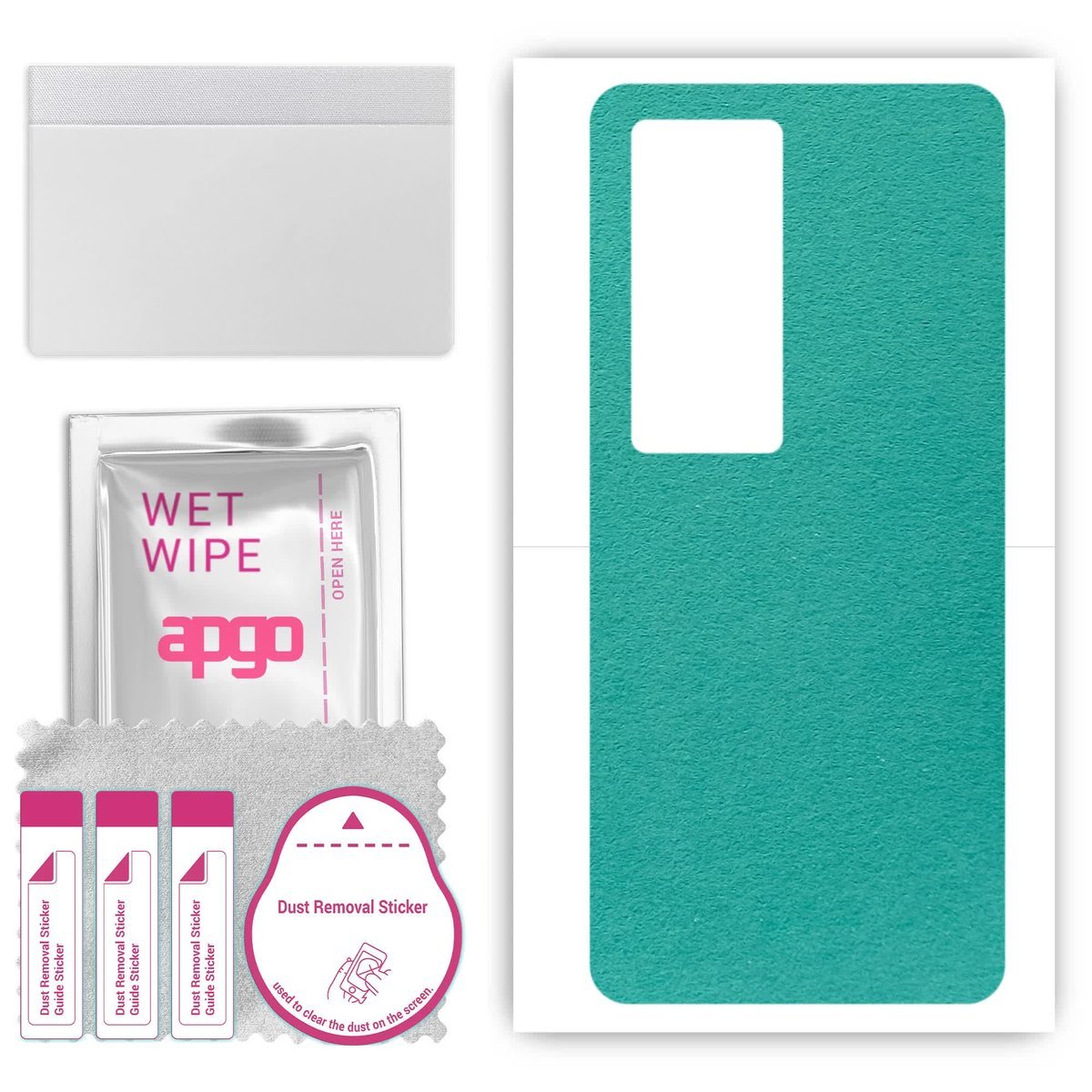 Folia naklejka skórka strukturalna na TYŁ Zamsz do Vivo IQOO Neo5 - Zamsz Miętowy - apgo SKINS