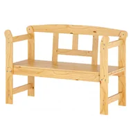 Ławki ogrodowe - Mała Ławka Ogrodowa Drewniana P2-L11 - miniaturka - grafika 1