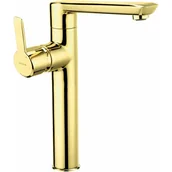 Baterie umywalkowe - Bateria umywalkowa złota Cejlo Deante - miniaturka - grafika 1