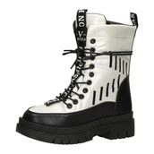 Botki damskie - Srebrne zimowe śniegowce, botki damskie Vinceza 34586 - miniaturka - grafika 1