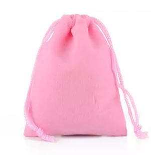 Woreczek Materiałowy Na Kości Monety Sakiewka Worek - Kolor:Jasnoróżowy#Wymiary:10 x 15 cm - Gry planszowe - miniaturka - grafika 1