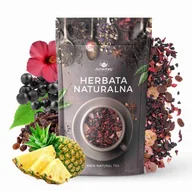 Herbata - Herbata owocowa Wiśnia i Rum 100 g rumowa WYJĄTKOWY smak ananas hibiskus - miniaturka - grafika 1