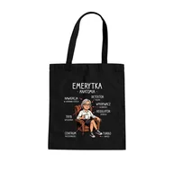 Torby i wózki na zakupy - Anatomia emerytki - torba na prezent z okazji przejścia na emeryturę - miniaturka - grafika 1