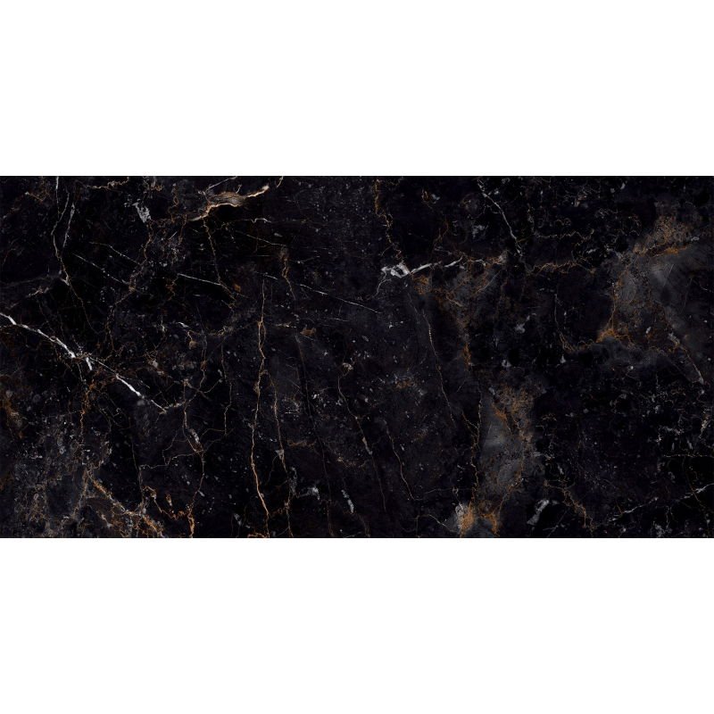 Mexen Champion Black gres szkliwiony rekt. G1, płytka podłogowo-ścienna 120 x 60 cm, wysoki połysk - TL202-120-060-00