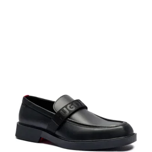 HUGO Skórzane loafersy Iker - Półbuty męskie - miniaturka - grafika 1