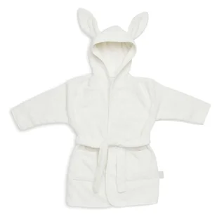 Jollein - Szlafroczek Kąpielowy Rabbit Z Kapturem 3 - 4 Lata Frotte Ivory - Okrycia kąpielowe dla dzieci - miniaturka - grafika 1