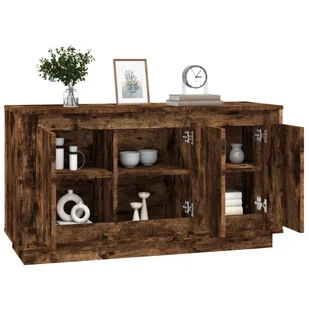 Szafka, przydymiony dąb, 102x35x55 cm, materiał drewnopochodny Lumarko! - Szafki do salonu Szafka, przydymiony dąb, 102x35x55 cm, materiał drewnopochodny Lumarko! - Szafki do salonu - miniaturka - grafika 5