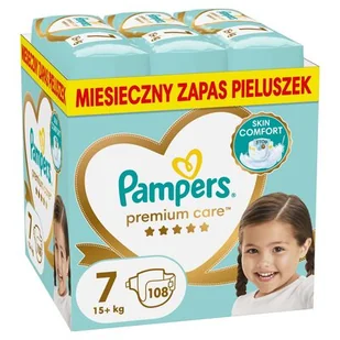 Pieluchomajtki PAMPERS Premium Care 7 (108 szt) - Pieluchy - miniaturka - grafika 1