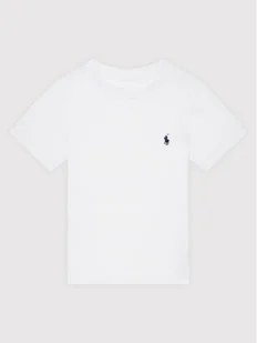 Ralph Lauren Polo T-Shirt 322832904035 Biały Regular Fit - Koszulki dla chłopców - miniaturka - grafika 1