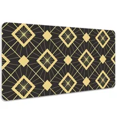 Podkładki na biurko - Duża mata na biurko Retro motyw geometryczny 100x50 cm - miniaturka - grafika 1