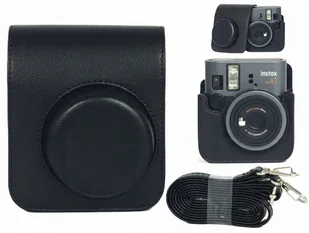 Futerał Etui Pokrowiec Case Na Aparat Do Aparatu Fujifilm Instax Mini 41 / Czarny - Torby fotograficzne i futerały - miniaturka - grafika 1
