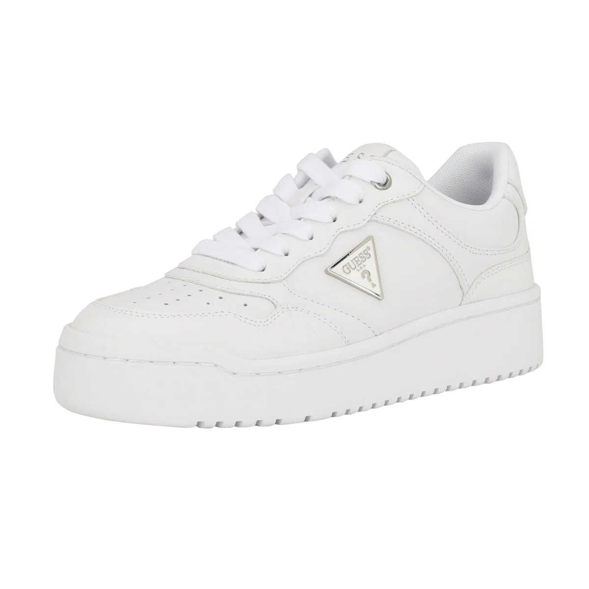 GUESS Miram, Trampki damskie, Biały 140, 39 EU