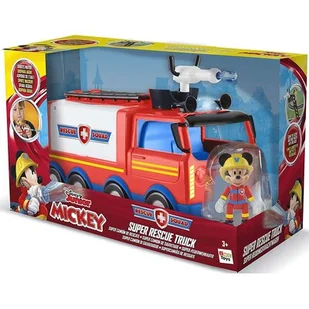 Mickey Super Rescue Truck Wóz Strażacki I Figurka - Figurki dla dzieci - miniaturka - grafika 1