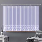 Firany - Firanka gotowa żakardowa Alisma A149 600x160 cm biała - 160 cm 600 [cm] - miniaturka - grafika 1