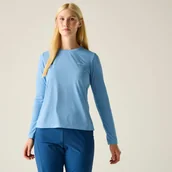 Koszulki i topy damskie - Regatta Koszulka damska z długim rękawem Mindo przeciw insektom Niebieski, Rozmiar: 40 - miniaturka - grafika 1