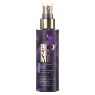 Schwarzkopf Professional Professional Blondme Cool Blondes odżywka w sprayu bez spłukiwania neutralizująca żółtawe odcienie 150 ml - Odżywki do włosów - miniaturka - grafika 2