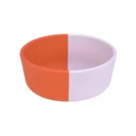 Miseczki i talerzyki dla dzieci - Lassig Miseczka silikonowa dla dzieci Happy Rascals Heart lavender - miniaturka - grafika 1