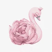 Malowanie po numerach - Ideyka Malowanie po numerach - Księżniczka Łabędź 30x30cm - miniaturka - grafika 1