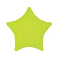 Balony i akcesoria - Balon foliowy Gwiazda fluor żółty 46cm - miniaturka - grafika 1