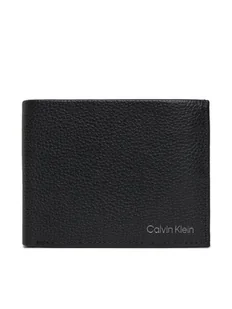 Calvin Klein Duży Portfel Męski Warmth Trifold 10Cc W/Coin L K50K507969 Czarny - Portfele - miniaturka - grafika 1
