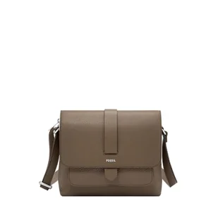 Fossil Kinley damska torba crossbody, szara - Torebki damskie - miniaturka - grafika 1