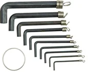 Pozostałe narzędzia ogrodowe - VOREL KLUCZE SZESCIOKĄTNE /HEX/ 8CZ 2-10MM (56380) - miniaturka - grafika 1