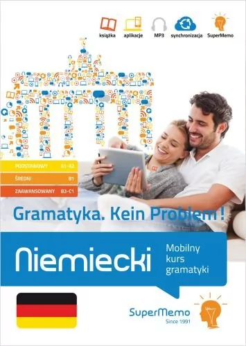 Gramatyka Kein Problem! Niemiecki Mobilny kurs gramatyki poziom podstawowy A1-A2 średni B1 i zaawansowany Waldemar Trambacz