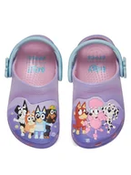 Buty dla dziewczynek - Crocs Klapki Bluey Multi Pink Cls Clg T 212370 Kolorowy - miniaturka - grafika 1