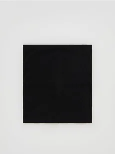 Reserved - Bawełniany komin - czarny - Apaszki i szaliki damskie - miniaturka - grafika 1