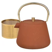 Zaparzacze i kawiarki - CZAJNICZEK ŻELIWNY ZAPARZACZ DO HERBATY KAWY 1.0L KINGHOFF KH-1934 - miniaturka - grafika 1