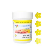 Dodatki do ciast w płynie, aromaty - Foodcolours BARWNIK SPOŻYWCZY W ŻELU 35g ŻÓŁTY JASNY 62 - miniaturka - grafika 1