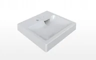 Umywalki - CLARO MINI SET WASHBASIN,DRAIN,BRACK.WH. - miniaturka - grafika 1