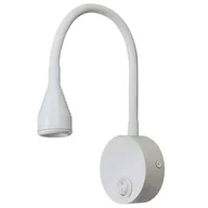 Lampy ścienne - Ideus Kinkiet LAMPA ścienna POLA 03738 regulowana OPRAWA metalowa LED 3,5W 4000K na peszlu do czytania biała 03738 - miniaturka - grafika 1