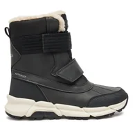 Buty dla chłopców - Śniegowce Geox J Flexyper Plus Boy J46LCF 0MEFU C9999 S Czarny - miniaturka - grafika 1