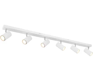 Globo 57911-6DW - Oświetlenie punktowe ROBBY 6xGU10/35W/230V białe - Lampy sufitowe - miniaturka - grafika 1