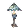 Lampy stojące - Clayre & Eef Lampa Tiffany stołowa duża 8 5LL-5829M - miniaturka - grafika 1