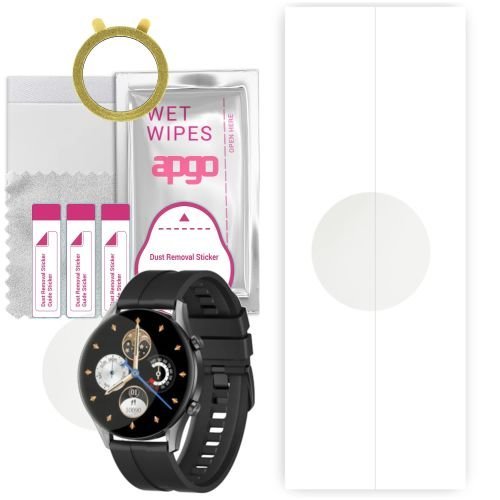1x folia hydrożelowa MATOWA do Oro-Med Oro-Fit7 Pro - apgo Smartwatch Hydrogel MATTE Protection Ochrona na ekran smartwatcha