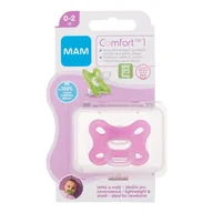 Smoczki uspokajające - MAM Comfort 1 Silicone Pacifier 0-2m Pink smoczek 1 szt dla dzieci - miniaturka - grafika 1