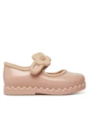 Buty dla chłopców - Melissa Baleriny Mini Melissa Hip Ballerina Bb 36261 Beżowy - miniaturka - grafika 1