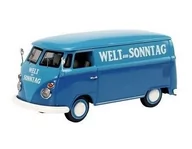 Samochody i pojazdy dla dzieci - Schuco Vw Kastenwagen T1 Welt An Sonntag  1:43 2579 - miniaturka - grafika 1