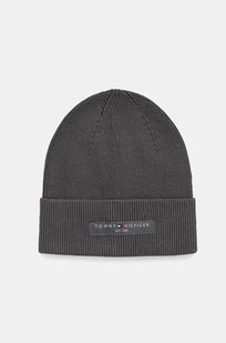 Tommy Hilfiger czapka bawełniana kolor szary bawełniana AM0AM12797 - Czapki męskie - miniaturka - grafika 1