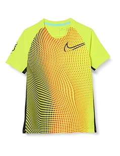 Nike chłopięcy Cr7 B Nk Dry Top Ss T-shirt Lemon Venom/Black/(Black) XL - Koszulki i topy damskie - miniaturka - grafika 1