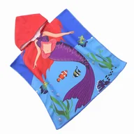 Okrycia kąpielowe dla dzieci - Cotton World Ponczo 60x120 DZ09 syrenka - miniaturka - grafika 1